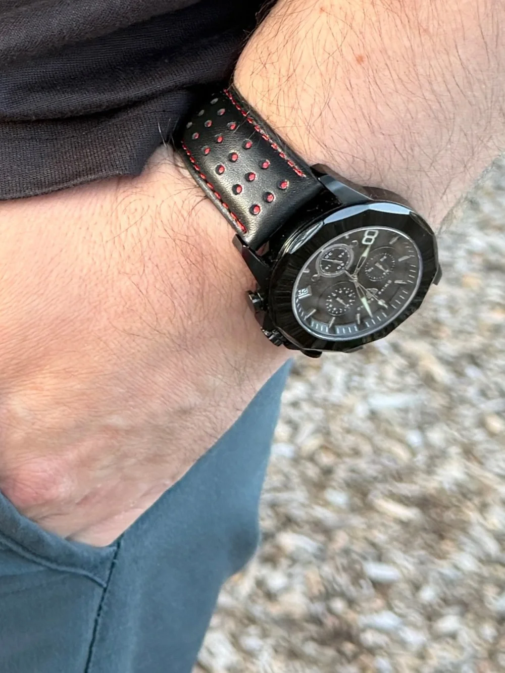 Swiss Legend Black Chronograph Men’s watch | Sapphire Crystal | 45mm